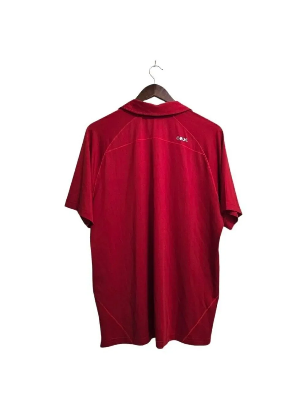 Cutter & Buck Red CBUK Grip Polo Shirt Sz L - Picture 6 of 11